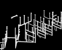 杆件-支吊架-三维-Revit2020